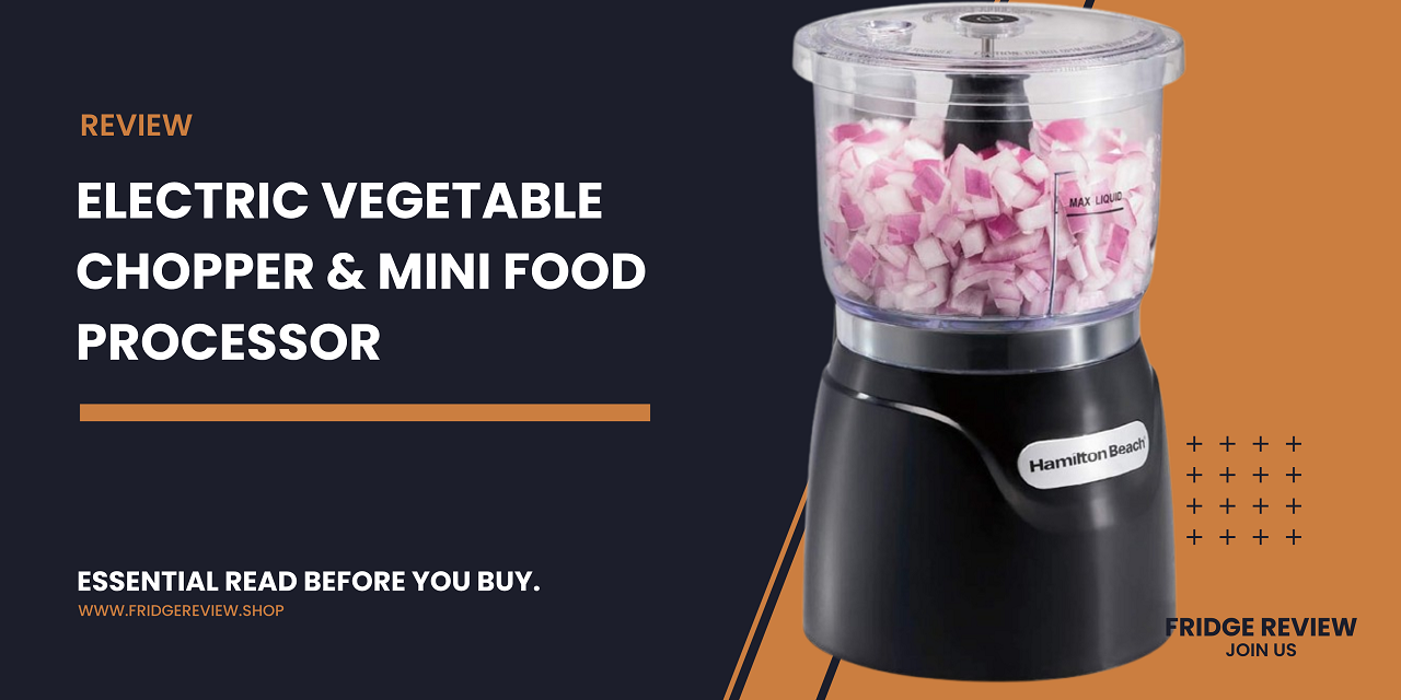 Electric Vegetable Chopper & Mini Food Processor