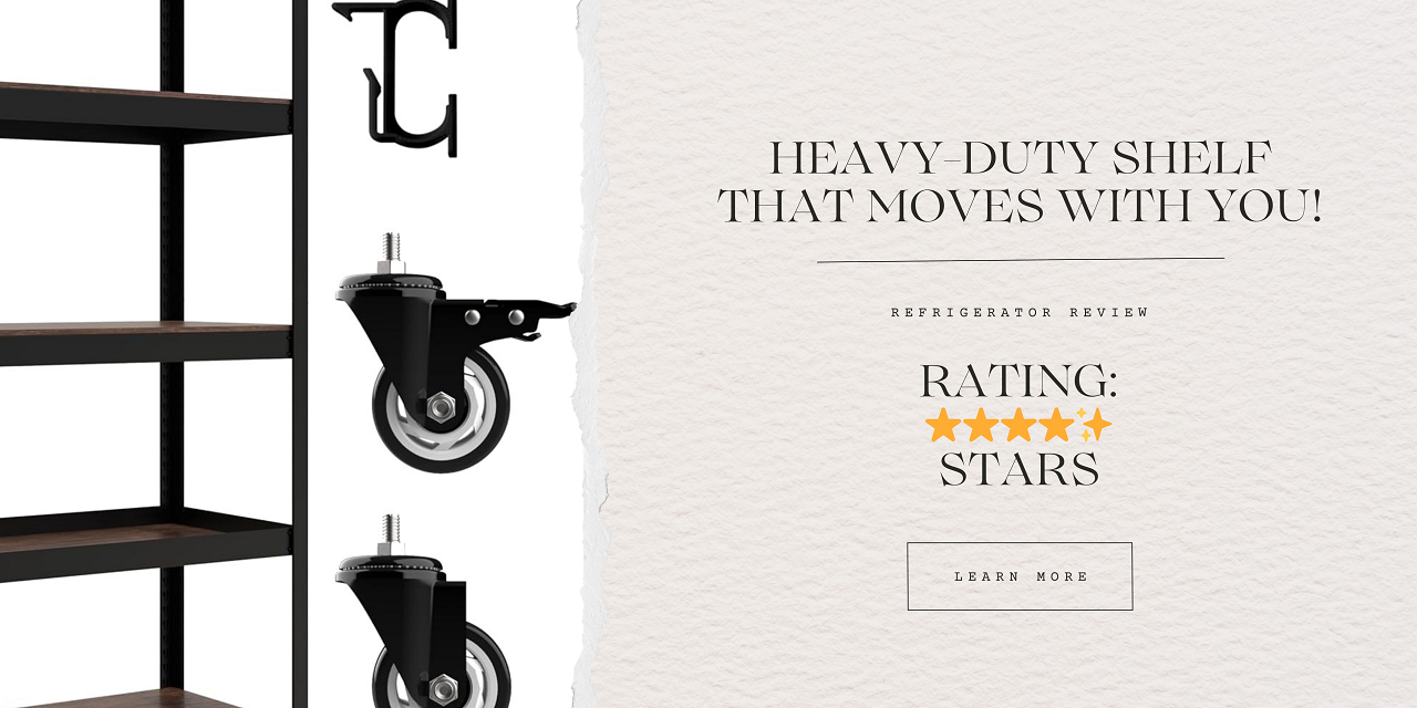 Heavy-Duty Shelf That Moves With You!