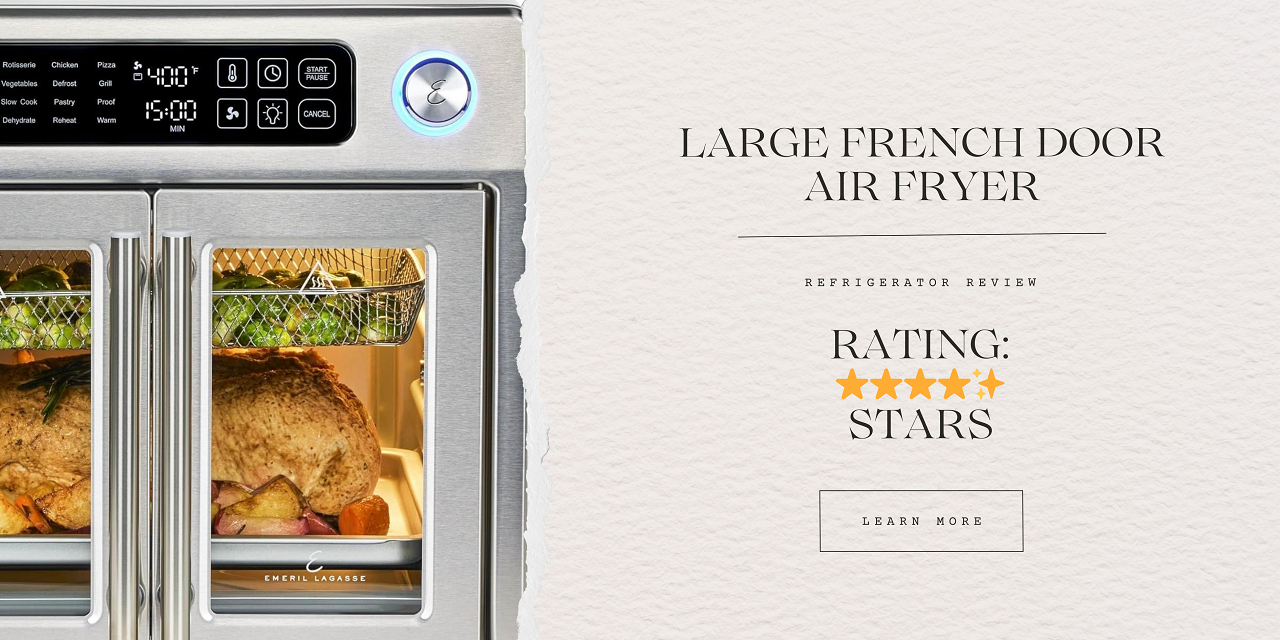 Emeril Lagasse Extra Large French Door Air Fryer Toaster Oven Combo Review