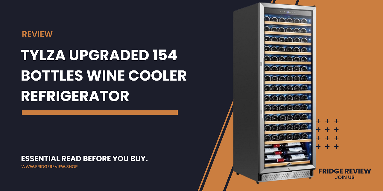 Tylza Upgraded 154 Bottles Wine Cooler Refrigerator
